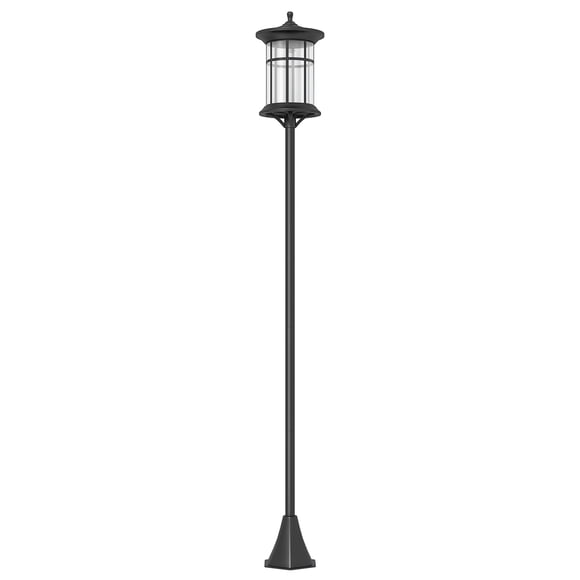 Outsunny 72" Solar Post Light, IP44 LED Outdoor Street Light