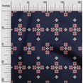 thumbnail image 2 of oneOone Viscose Chiffon Black Fabric Geometric Fair Isle Pattern Sewing Craft Projects Fabric Prints By Yard 42 Inch Wide, 2 of 4