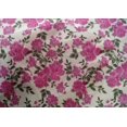 thumbnail image 4 of oneOone Cotton Silk Fabric Leaves & Floral Ikat Printed Craft Fabric BTY 42 Inch Wide, 4 of 4