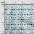 thumbnail image 1 of oneOone Georgette Viscose Fabric Triangle Ikat Print Fabric By The Yard 42 Inch Wide, 1 of 4