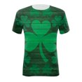 thumbnail image 4 of QIPOPIQ T-Shirts à Manches Courtes pour Femmes à Col Rond St. Patrick's Day T-Shirts Hauts Shamrock T-Shirt Chemise Verte Tunique St Patricks Day Chemises Imprimées pour Dames Col Rond Chemises de Vacances T-Shirts Graphiques Aubaines, 4 of 4