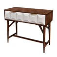 thumbnail image 1 of Steve Silver Ginny Burnished Walnut Solid Acacia Wood Console Table, 1 of 5