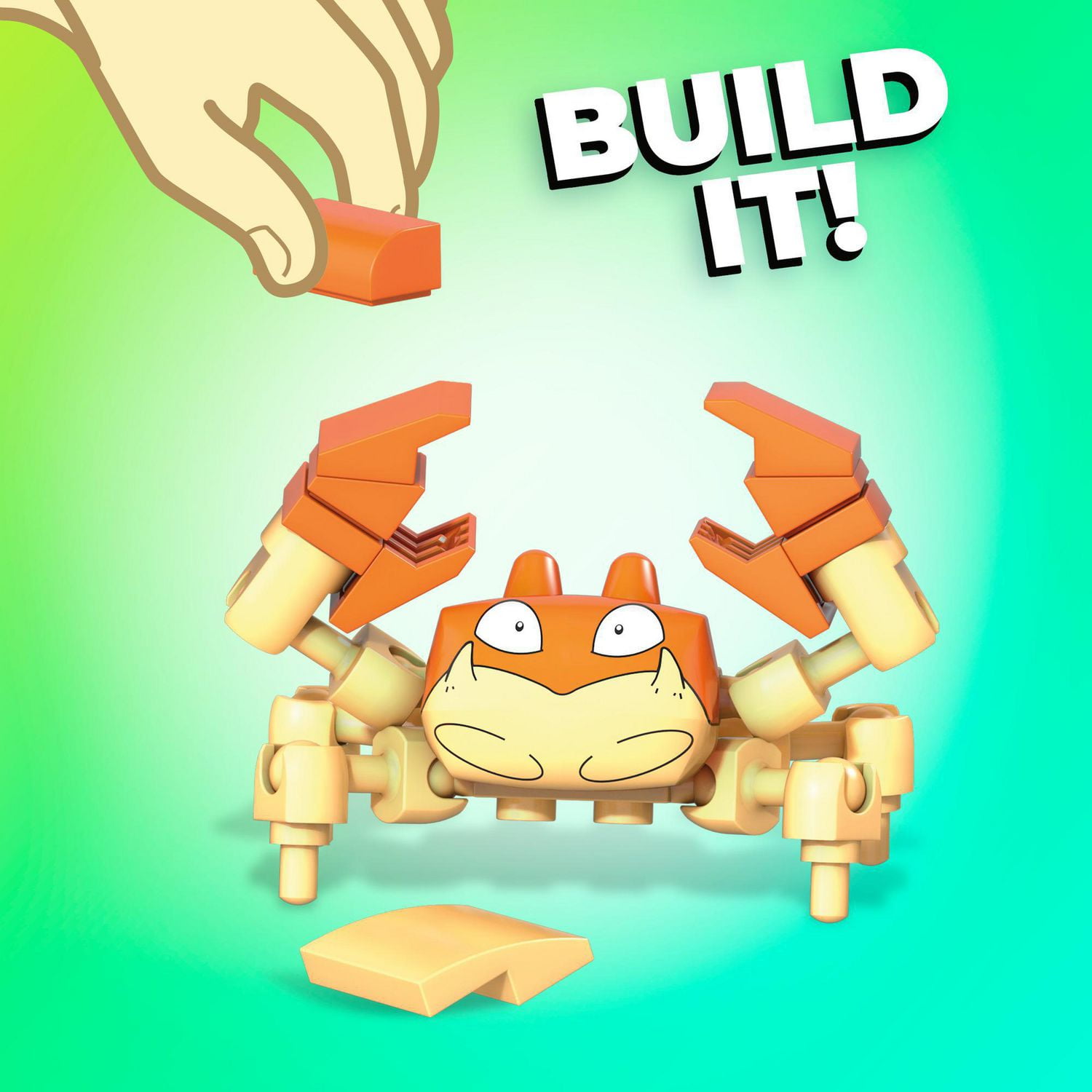 Figurine Krabby Pokémon à construire - 22 Blocs