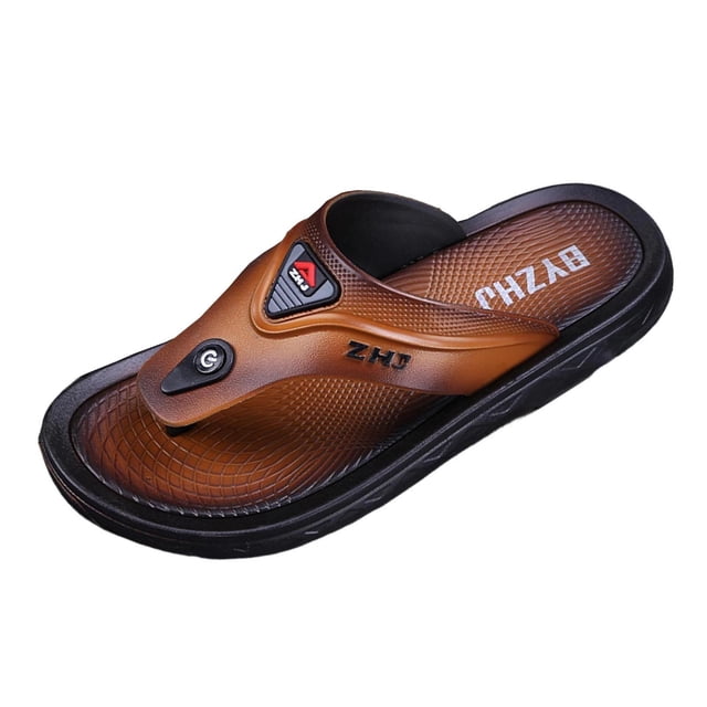 Men's Walking Shoes Fashionable Casual Versatile Outdoor Plus Size Spring/Summer Style Thick-Soled Beach Slippers