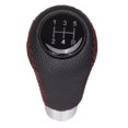thumbnail image 2 of Car Gear Shift Knob 5 Speed Auto Manual Gear Lever Shifter Knob PU Leather, 2 of 12