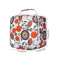 thumbnail image 3 of Weloille Oxford Cloth Cartoon Lunch Bag 1 Piece, Insulated Thermal Lunch Tote with Handle, Lightweight Leak Proof Food Container Bag, Portable Lunch Box Bag for Boys Girls Outdoor Picnic Travel, 3 of 6