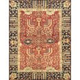 thumbnail image 1 of Ahgly Company Indoor Rectangle Abstract Brown Red Abstract Area Rugs, 5' x 8', 1 of 6