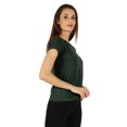 thumbnail image 3 of Inkmeso T-Shirt Basique Uni à Manches Courtes pour Femmes avec Poche Appliquée, Haut Basique Décontracté d'Été, 3 of 7