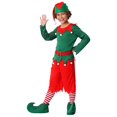 thumbnail image 1 of Costume d'Aide du Père Noël pour Garçon, 1 of 3