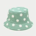 thumbnail image 1 of Chapeau de Pêcheur pour Femme Réversible Double Face Chapeau Bob Chapeau de Soleil Protection Pliable Chapeau d'Extérieur Chapeau de Plage Chapeaux Bob Chapeaux d'Hiver Vert, 1 of 4