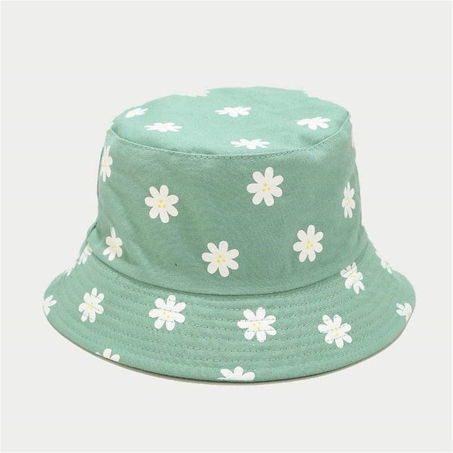 Chapeau de Pêcheur pour Femme Réversible Double Face Chapeau Bob Chapeau de Soleil Protection Pliable Chapeau d'Extérieur Chapeau de Plage Chapeaux Bob Chapeaux d'Hiver Vert