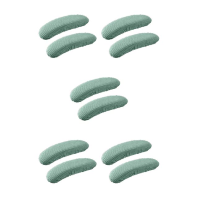 maskred Office Chair Arm Covers Dustproof Fashionable Appearance Wide Application Made Of Polyester Fibre Matcha green 5Set