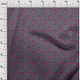 thumbnail image 2 of oneOone Cotton Poplin Fabric Leaves & Floral Block Decor Fabric Printed BTY 42 Inch Wide, 2 of 4