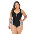thumbnail image 1 of HAWEE Womens One Piece Swimsuit Tummy Control Swimwear Striped Bathing Suits Monokinis S-5XL, 1 of 6