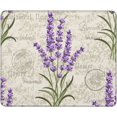 thumbnail image 1 of 12" x 10" Lavender Mouse Pad Beautiful Flower Mousepad for Women Girls, Washable Non-Slip Rubber Rectangle Desk Mat with Stitched Edge for Laptop Computer Wireless Mouse Desk, 1 of 5