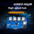 thumbnail image 2 of VL817 USB3.1 HUB Module 1 to 4 Port USB HUB USB Expansion Module, 2 of 6