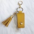 thumbnail image 3 of 30Ml Refillable Travel Bottle With Keychain Holder Pu Leather Case For Hand Sanitizer Soap Lotion Portable Outdoor, 3 of 5
