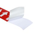 thumbnail image 4 of Unique Bargains Directional Flow Arrow Tape 4'x65', Adhesive Pipe Identification Marking Stickers, White on Red, 4 of 5