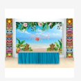 thumbnail image 3 of 2x Banners, Happy Hawaiian Wall Hanging Create Supplies Photo Props Porch Sign for Jungle Background Pool Outdoor Birthday, 3 of 7