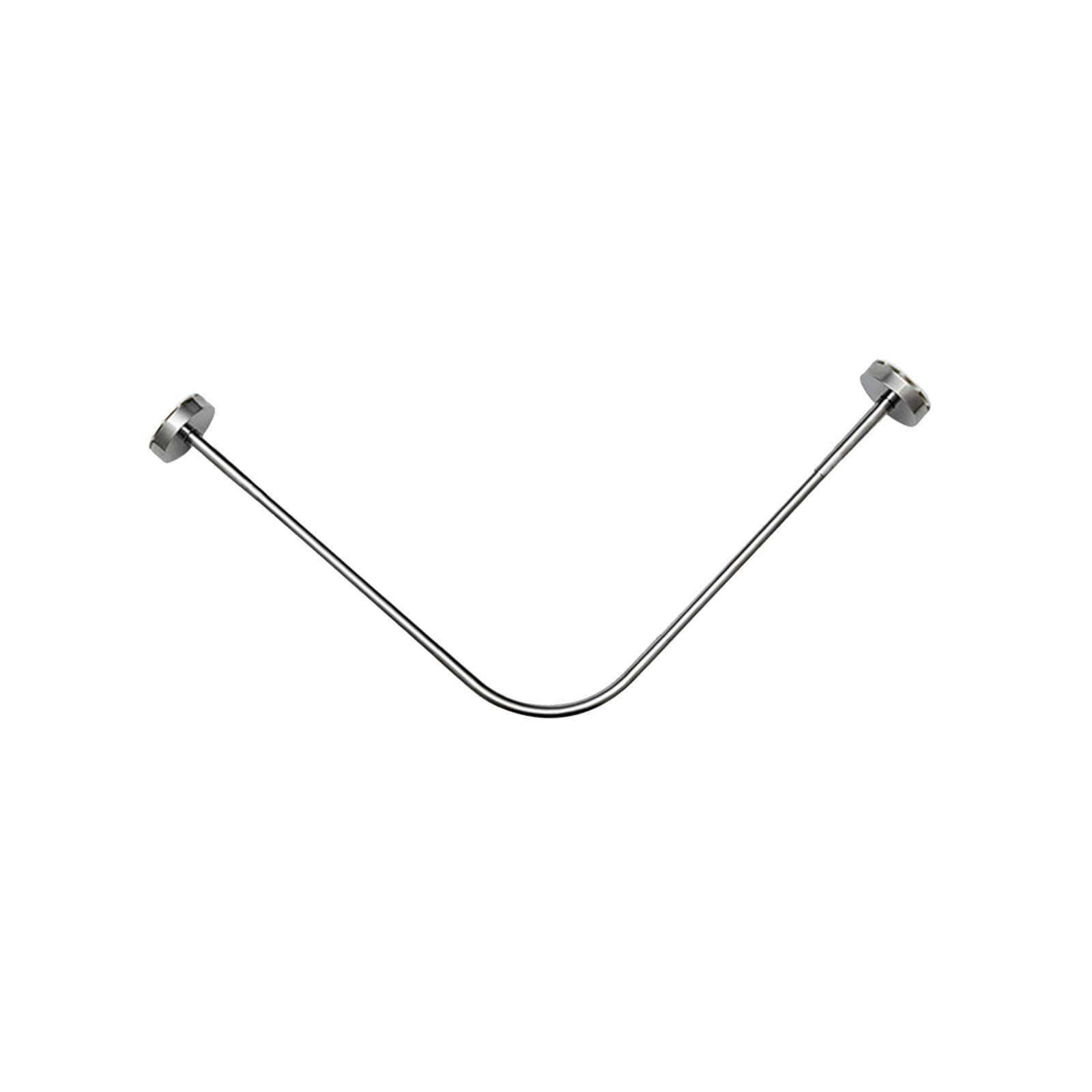 tredstone Tringle de Rideau de Douche Ajustable Tringle à Vêtements Extensible pour Baignoire Maison 110cm-140cm