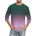 thumbnail image 1 of SDNall Shorts pour Hommes Imprimé Col Rond Mode Décontractée Manches Courtes Blouses Chemises Chemises pour Hommes, Tee-Shirts Manches Longues pour Hommes, Chemises Manches Longues pour Hommes, 1 of 4