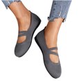 thumbnail image 4 of Qertyioot Espadrilles de Mode pour Femmes Liquidation Chaussures Plates Multicolores à Bout Rond pour Femmes Chaussures Décontractées Légères et Souples, 4 of 4