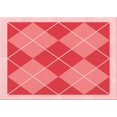 thumbnail image 1 of Ahgly Company Machine Washable Indoor Rectangle Transitional Pastel Pink Area Rugs, 4' x 6', 1 of 7