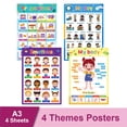 thumbnail image 1 of 4/6/18pcs Themes/Set Educational Posters For Toddlers Kids Children Early Education, 1 of 1