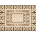 thumbnail image 1 of Ahgly Company Machine Washable Indoor Rectangle Transitional Golden Blonde Gold Area Rugs, 5' x 8', 1 of 7