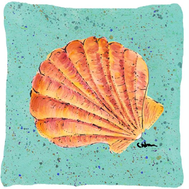Carolines Treasures 8523PW1414 Shells Indoor & Outdoor Fabric Decorative Pillow