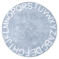 thumbnail image 2 of Abbracc Tapis Rond Grand Tapis Cercle Chaud pour Chambre d'Enfants Cadeau de Douche Bleu Bleu 160cm, 2 of 8