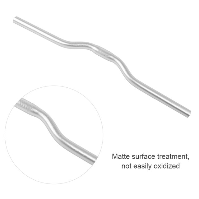 Bicycle Handlebar, Aluminum Bicycle Riser Bar Fixed Gear Bike Road Bicycle Fixed Gear Riser Bar Handlebar 25.4mmx520mm