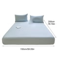 thumbnail image 2 of SIfdSeng Get it Fast Piece Thickened Solid Color Bed Cover Class A Full Solid Color Washed Baby and Grade Bedspread Cover Imitation Pure Bed Sheet Cover for Summer, 2 of 5