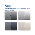 thumbnail image 4 of Compatible with MacBook Air 13.6 inch Case 2022 Model A2681 M2 Chip with Liquid Retina Display Touch ID, Protective Laptop Cover with Keyboard Cover Skin, 4 of 7