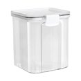 thumbnail image 1 of yulier Large Airtight Food Storage Containers with Lids, 950ML Clear Kitchen and Pantry Organization, Plastic Leak-proof Stackable Canisters for Cereal, Flour, Sugar, Cookies, Baking Supply, 1 of 6