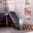thumbnail image 3 of 1:64 Mini Bicycle Scene Model Mountain Bike Diorama S Scale Yellow, 3 of 9