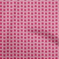 thumbnail image 1 of oneOone Rayon Pink Fabric Geometric Craft Projects Decor Fabric Printed By The Yard 56 Inch Wide, 1 of 5