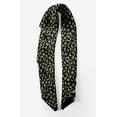 thumbnail image 2 of Bimba Green Alphabet Text Printed Pure Silk Scarf For Hair Neck Head Bandanas For Women 40 x 40 Inches, 2 of 6