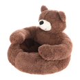 thumbnail image 2 of Décoration Respirante à Nettoyer Lit pour Chat Ours Adorable Brun Grand, 2 of 8