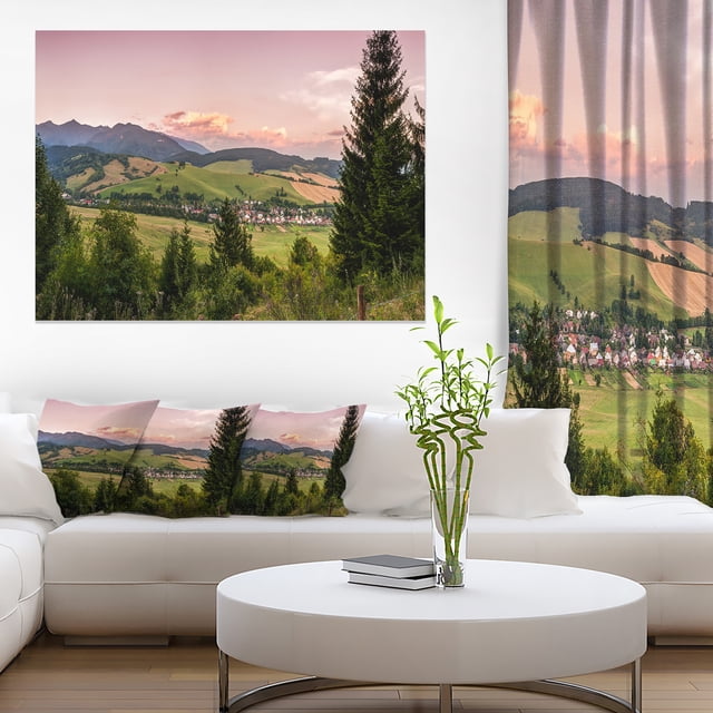 Magnifique Panorama de Terres Étirées - Impression sur Toile de Paysage