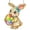 1#, variant on TanSiDing 3pcs Easter Ornaments Set - Bunny Egg Acrylic Hanging Decorations, Double-Sided Colorful Spring Party Decoration for Tree Window Home Garden Festival