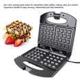 thumbnail image 4 of Fast Heating Waffle Machine,Waffle Maker Mini Waffle Maker Portable Electric Round Waffle Maker Grill Machine Electric Baker Makes Thick Fluffy Waffles Kitchen Essential for, 4 of 7