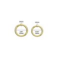 thumbnail image 4 of Luxe Modz Septum Clicker Ring Hinged Nose Hoop Ring Jewely 316L Surgical Steel Sold Each, 4 of 8