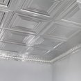 thumbnail image 3 of Great Lakes Tin Detroit Unfinished 2ft x 2ft Nail Up Ceiling Tiles (5 Pack), 3 of 6