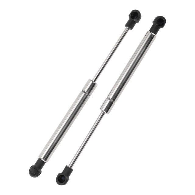 Unique Bargains 2 Pcs 40lb/180N 10inch/254mm Plastic End Fitting Lift Support Struts Silver Tone