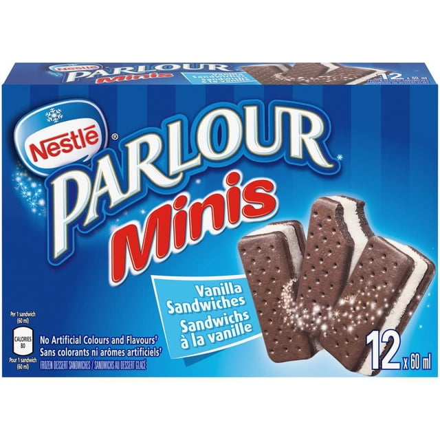 PARLOUR Minis Vanilla Sandwiches, 12 x 63 ml