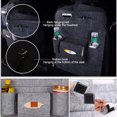 thumbnail image 2 of Yeacher Auto Car Backseat Organizer Car-Styling Holder Felt Covers Versatile Multi-Pocket Seat Wool Felt Storage, 2 of 7