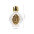 thumbnail image 4 of 2 Pcs Bouteilles d'Eau Sainte en Verre Embossé Taille de Poche Portable, 4 of 8