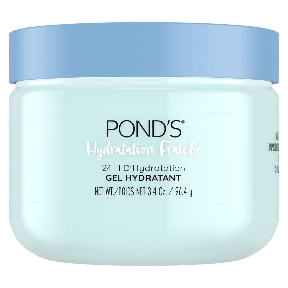 POND’S Hyaluronic Acid, Vitamin E & B3 Gel Face Moisturizer For 24 hour Hydration and Luminous Skin
