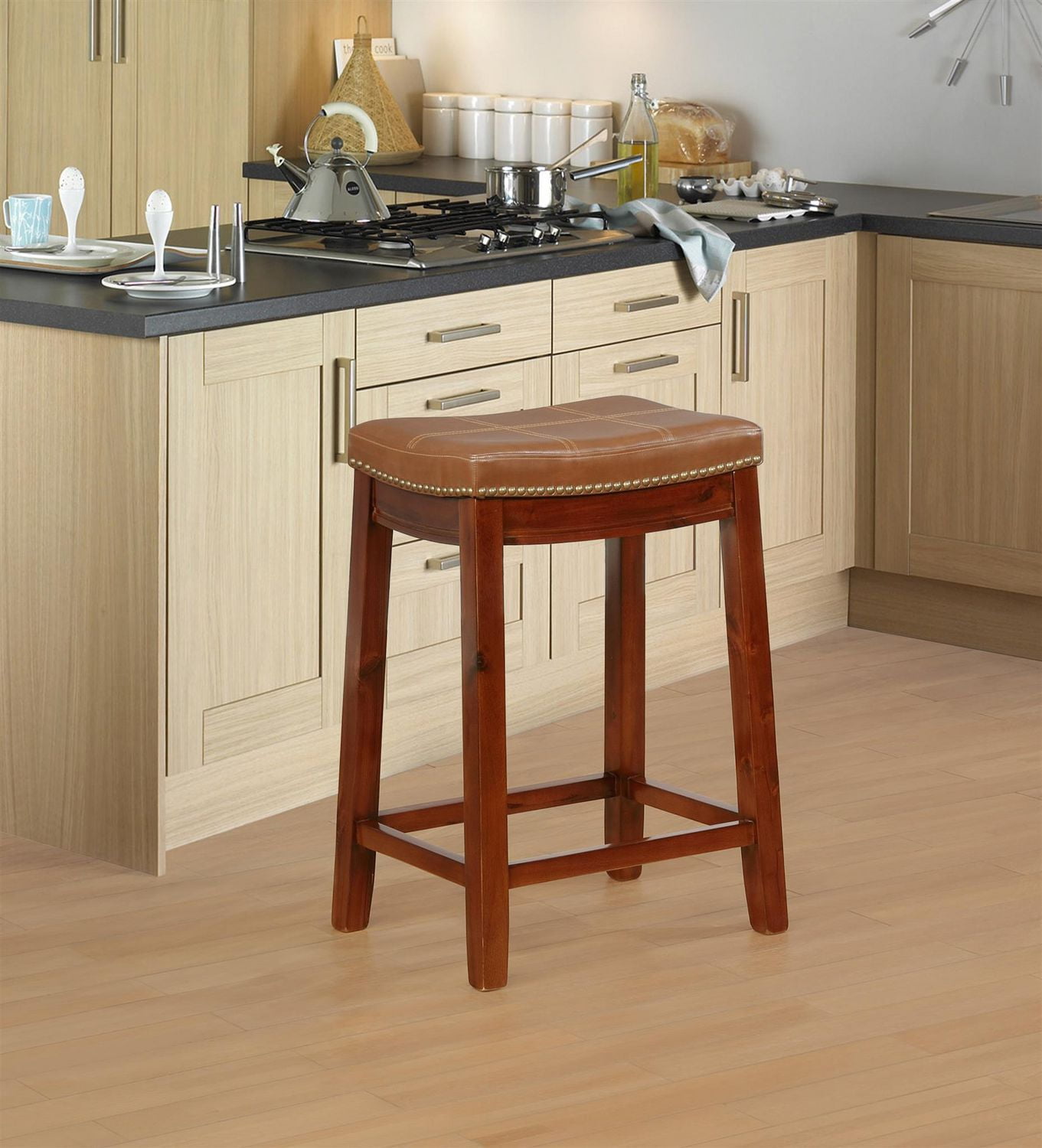 Warren Cognac Counter Stool
